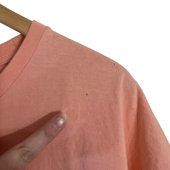 No Boundaries Smiley Face Oversized Tee Womens 3XL Orange Purple Yellow Hippie - Picture 5 of 6